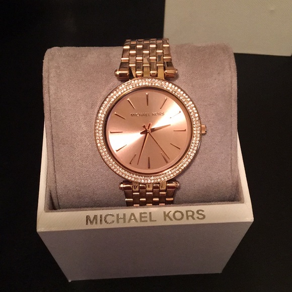 Rose Gold Diamond Michael Kors Watch